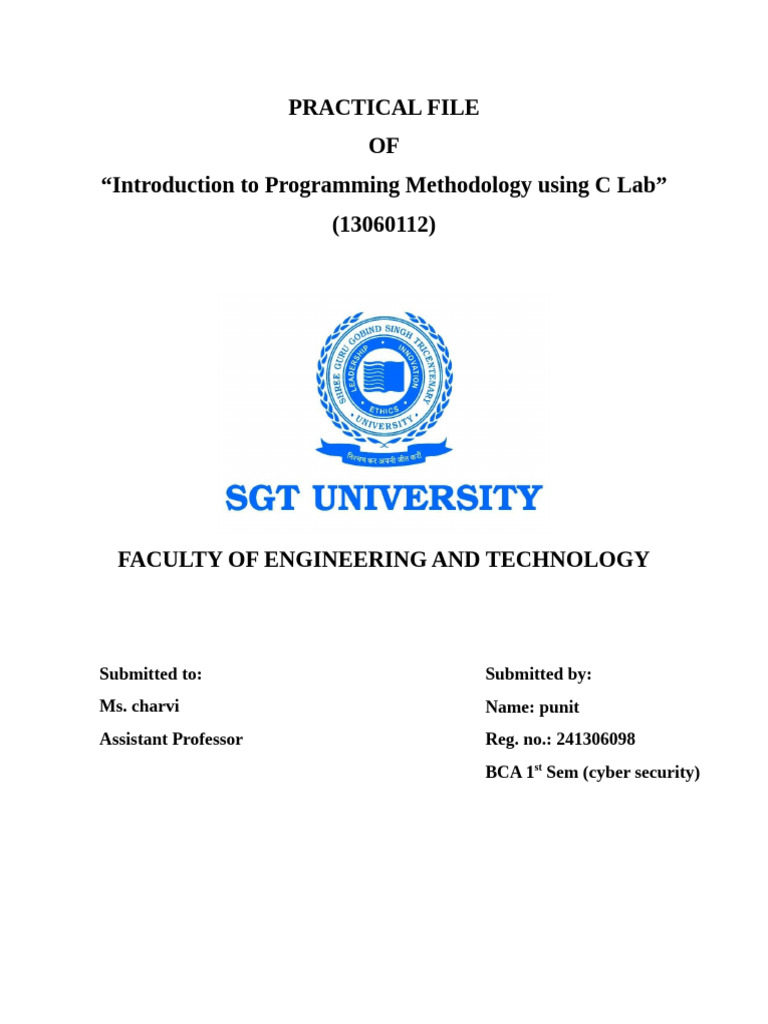 Experiment - 3 - Fcit - 27sept To 3 Nov | PDF | Window (Computing ...