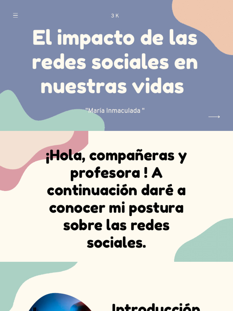 El Impacto de Las Redes Sociales en Nuestras Vidas | PDF | Adolescencia ...