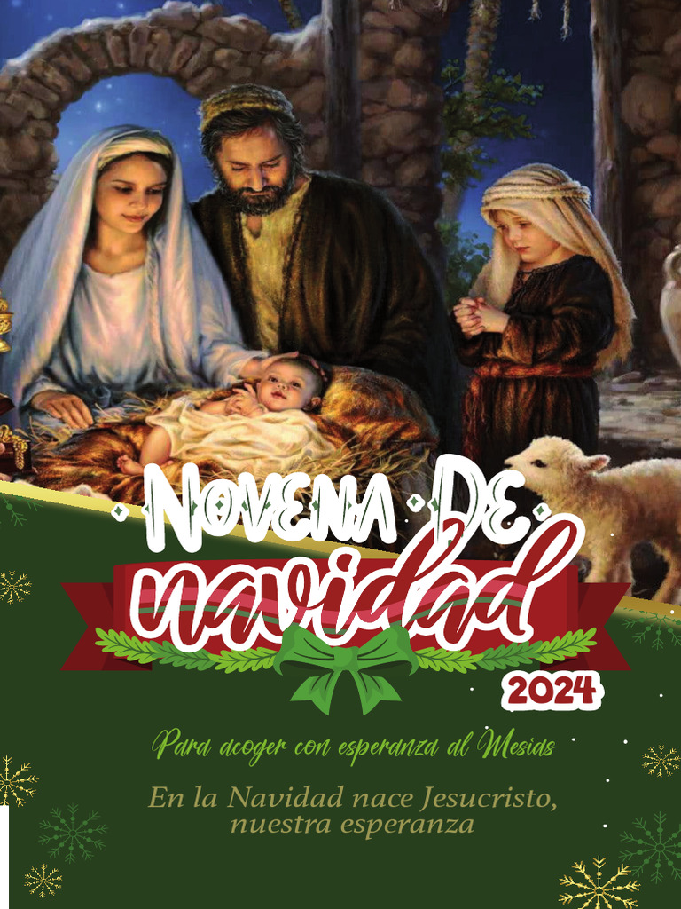 Decargar Novena de Navidad 2024 PDF PDF María, madre de Jesús Adviento