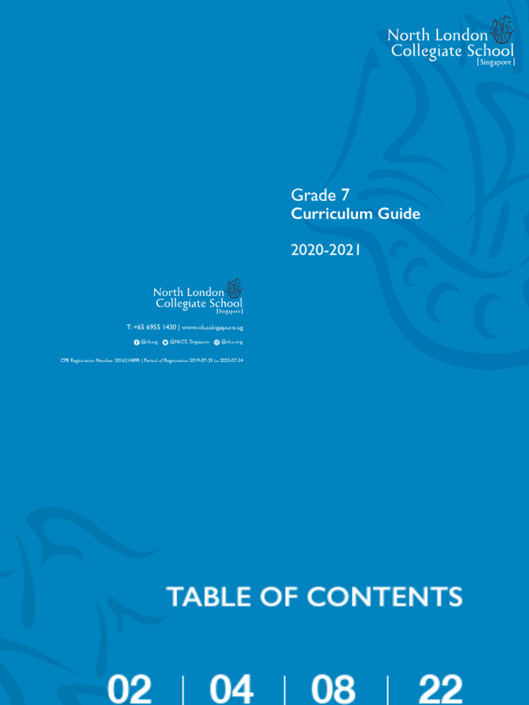 Curriculum guide grade 7 pdf curriculum romanticism