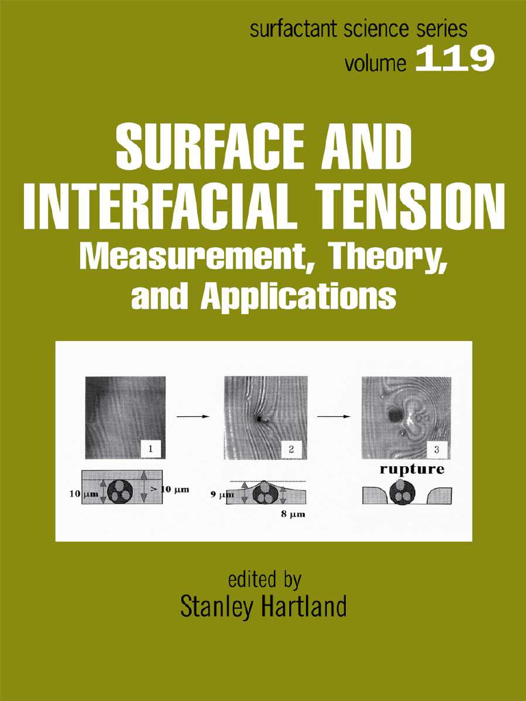 Stanley Hartland) Surface and Interfacial Tension | PDF | Foam