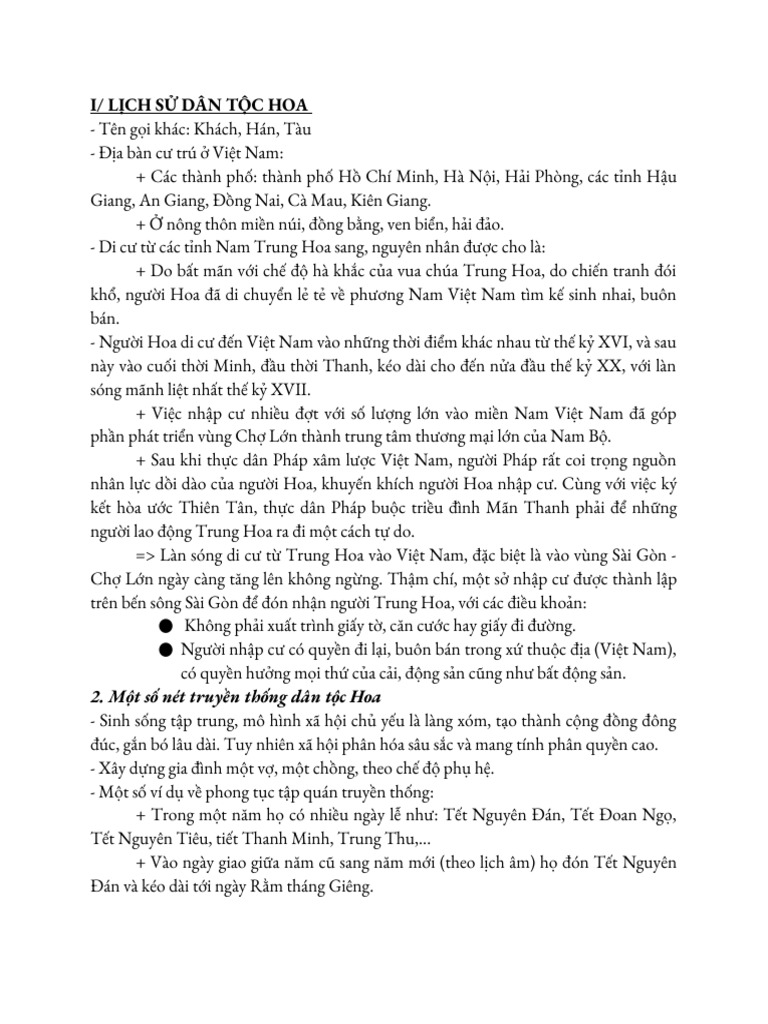 Dân T C Hoa | PDF
