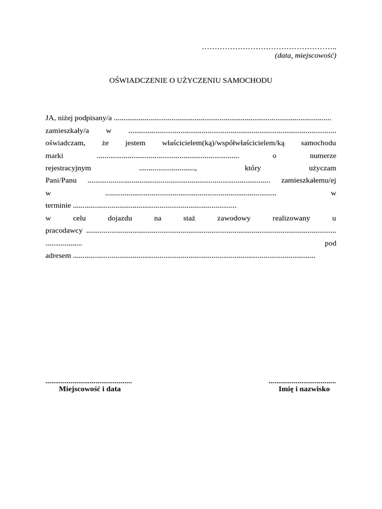oswiadczenie-o-uzyczeniu-samochodu-pdf