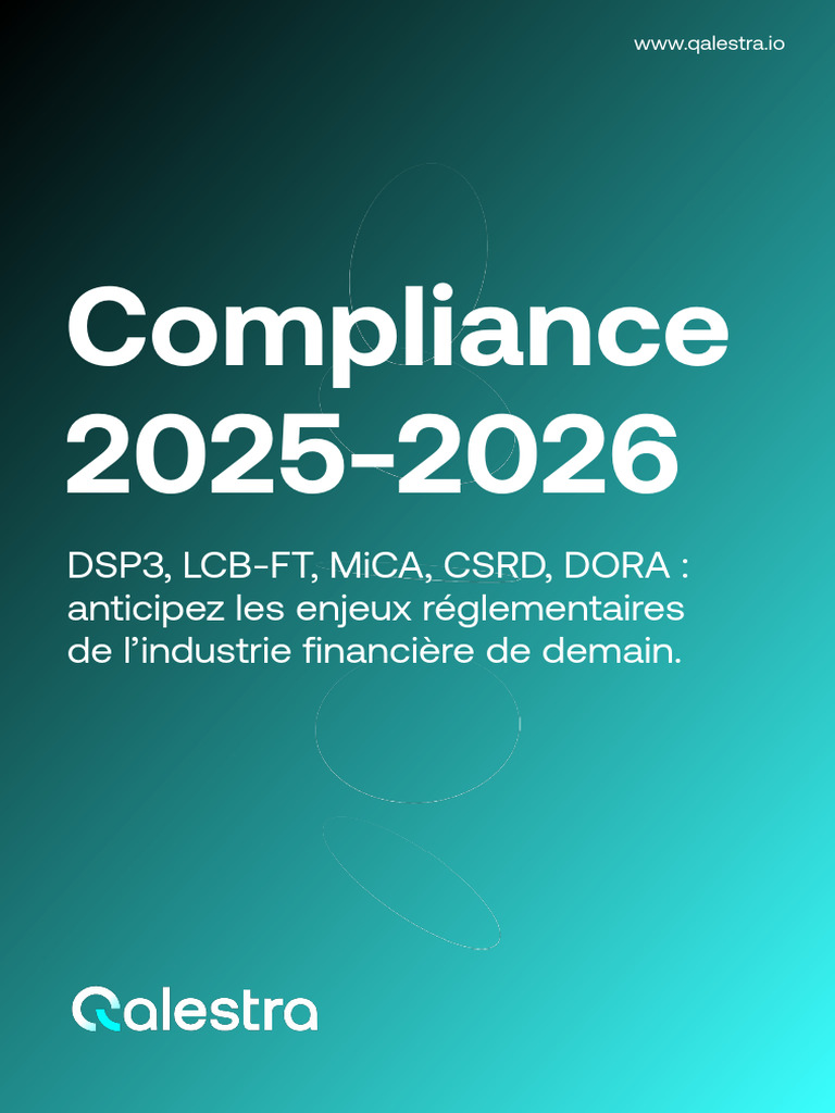 Enjeux réglementaires finance 2025-2026 | PDF | Blanchiment d'argent ...