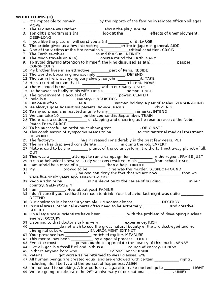 word-forms-handout-pdf
