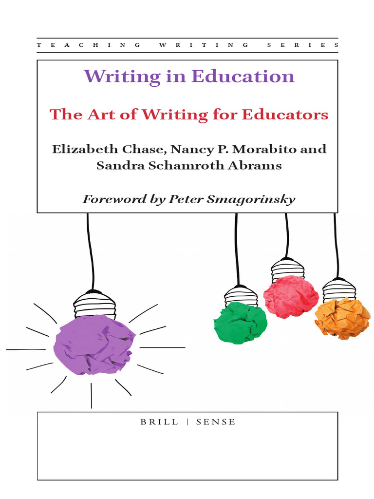 The Art of Writing for Educators | PDF | Teachers | Cognition