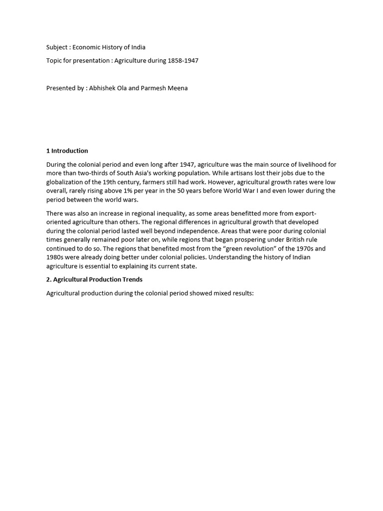 Agriculture Pdf Agriculture Soil