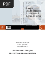 Govor Grada Sarajeva I Razgovorni Bosanski Jezik PDF | PDF