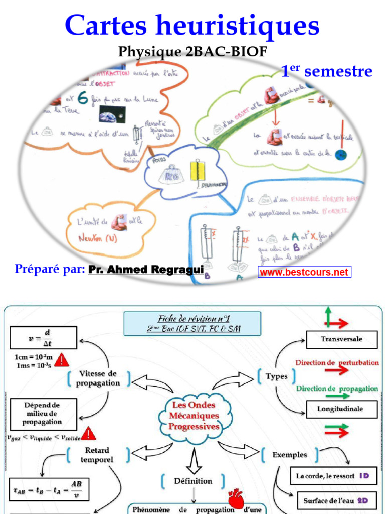 Cartes heuristiques en physique 2BAC | PDF