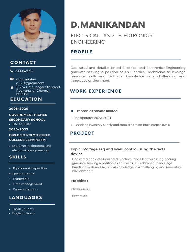 Blue Simple Professional CV Resume - 20240624 - 125705 - 0000 | PDF