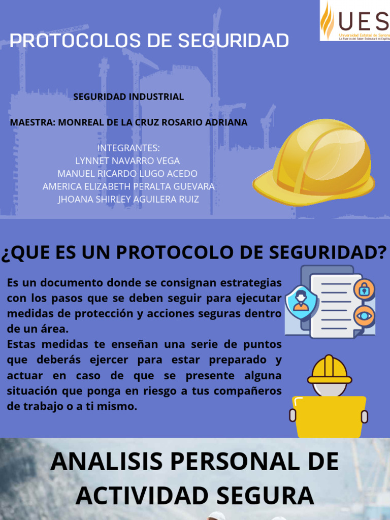 Protocolo De Seguridad Pdf