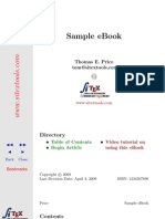 Sample Ebook: Thomas E. Price
