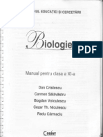 Manual de Biologie Clasa A XI