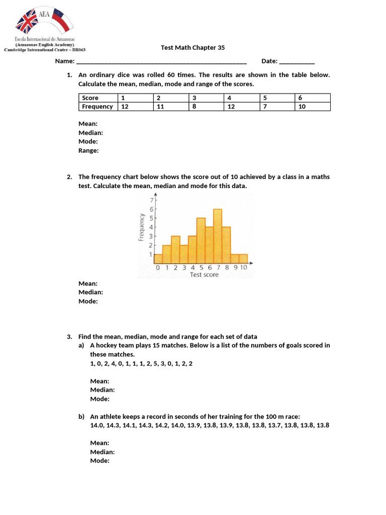 Test Math Chapter 35 | PDF