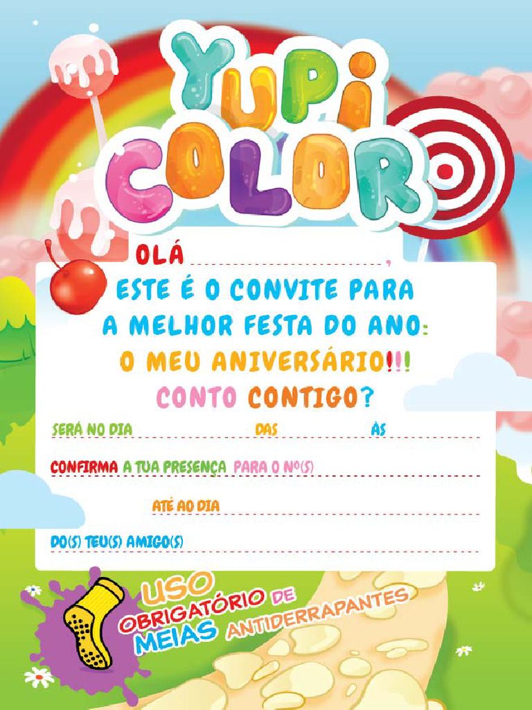 Yupi Color Convite | PDF