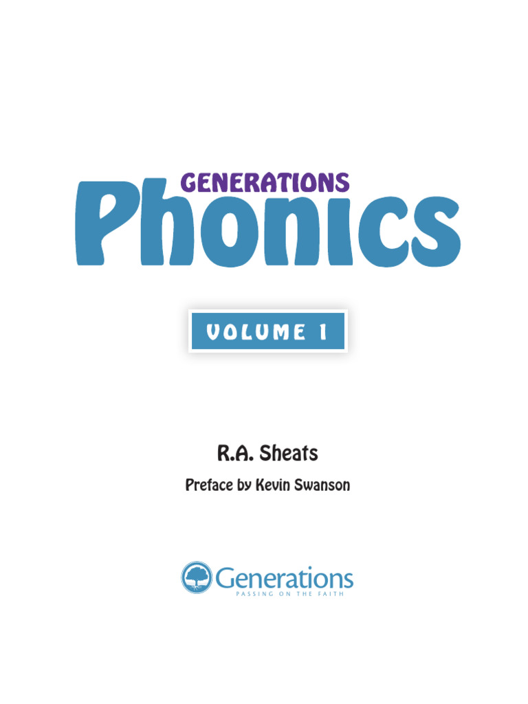 Generations: R.A. Sheats | PDF | Phonics | Word