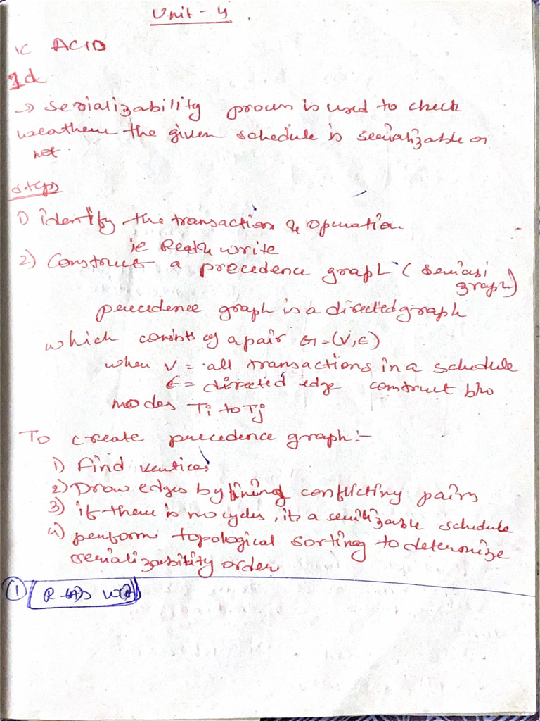 Unit 4 Dbms | PDF