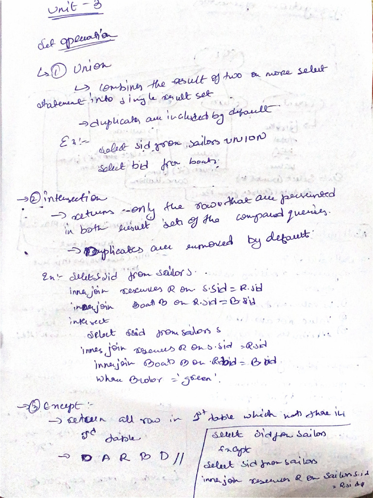 Unit 3 Dbms | PDF