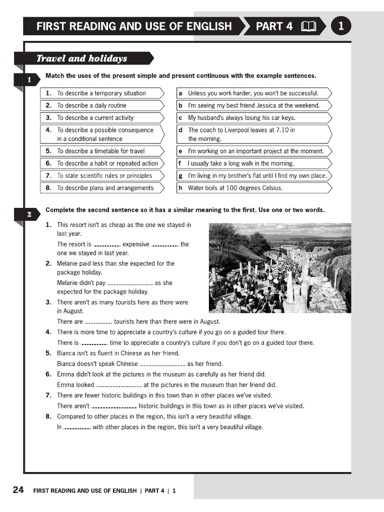 S2 - Aula 1 & 2 Reading & UOE Part 4,5,6,7 | PDF