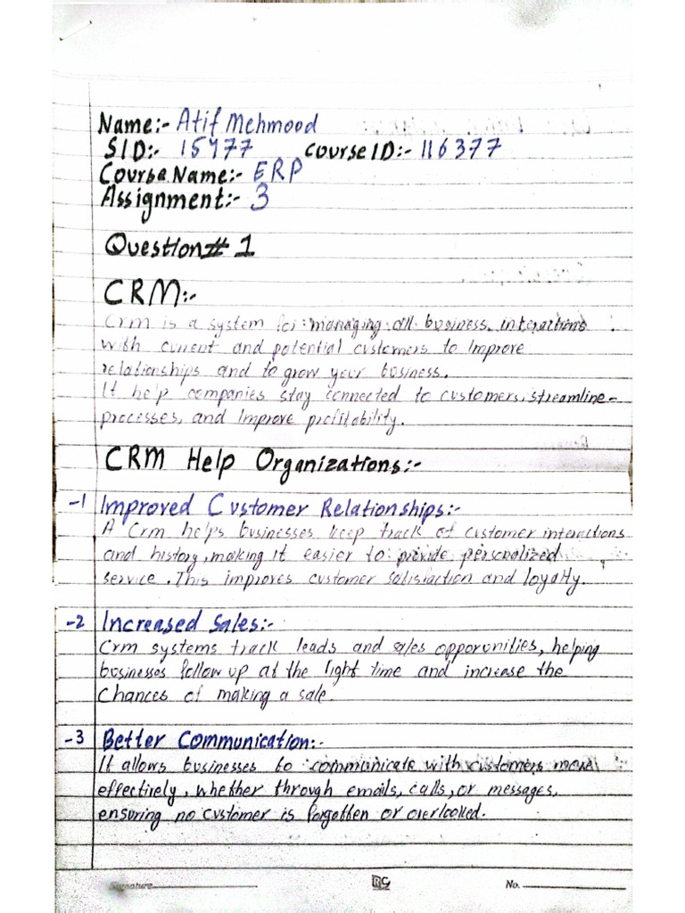 Erp Assignment 3 | PDF