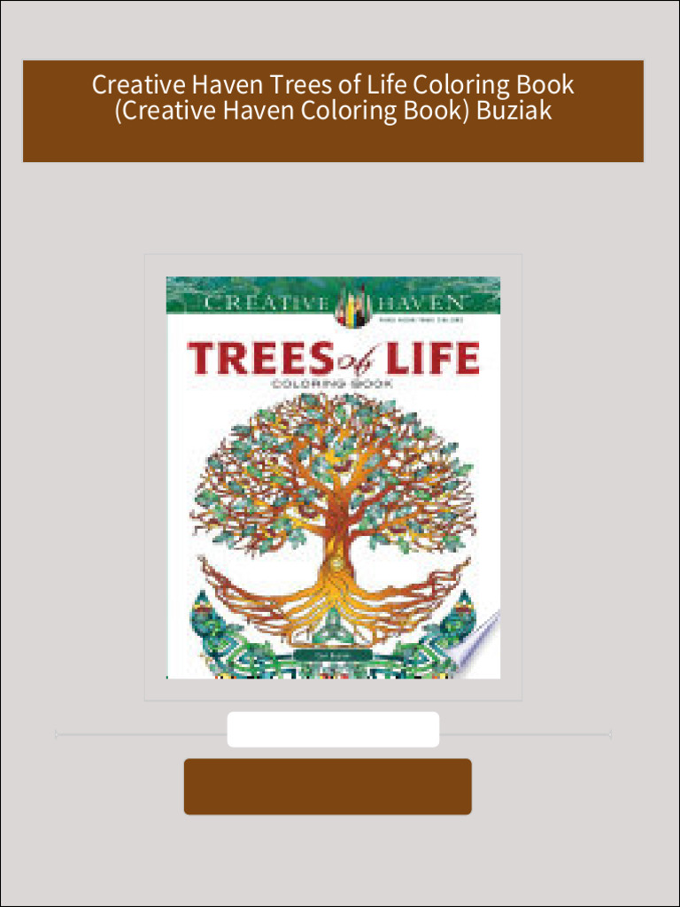 Creative Haven Trees of Life Coloring Book (Creative Haven Coloring ...