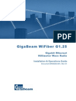 Gigabeam G1.25 Installation and Operations Manual 031706