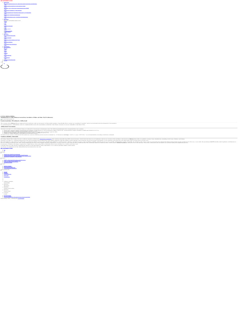 CVE-2024-3094: Malicious Code in liblzma | PDF | Computer Science ...