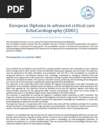 EDIC Exam Guidelines and Eligibility | PDF | Medicine | Multiple Choice