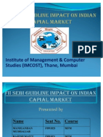 Fii Sebi Guidline Impact On Indian Capial Market Final