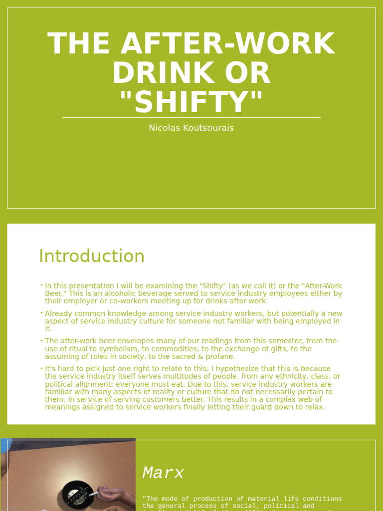 The After-Work Beer Ritual Explained | PDF | Rituals | Émile Durkheim