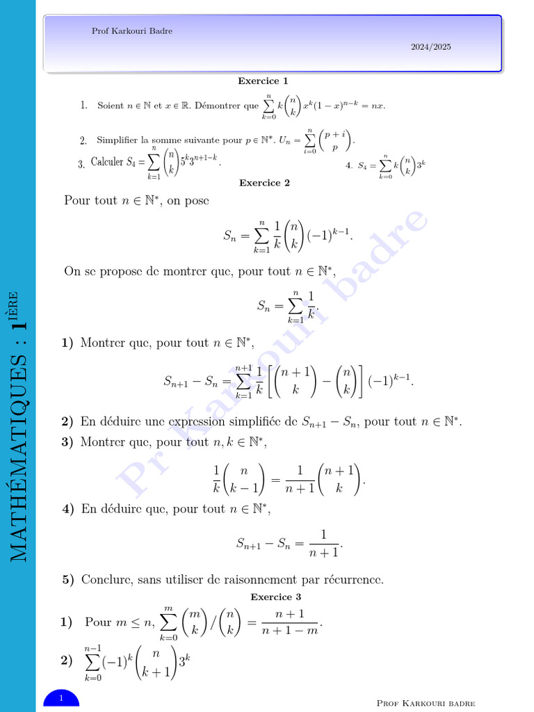 Test logique mathématique en 1ère | PDF | Mathématiques | Logique ...