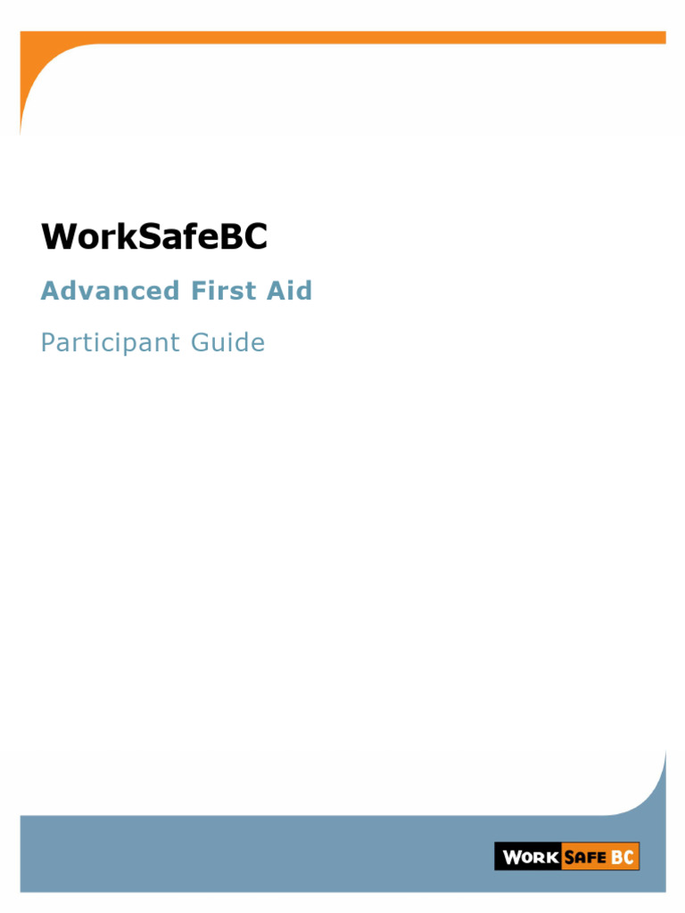 WorkSafeBC Advanced First Aid Guide | PDF | Personal Protective ...