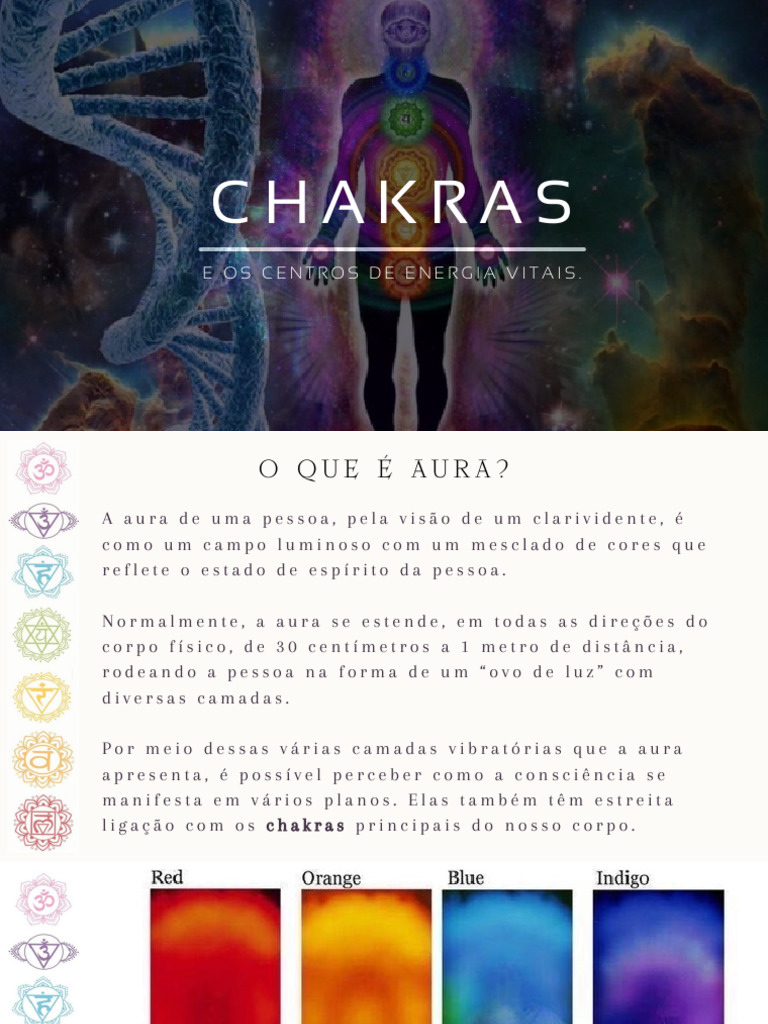 Chakras e Camadas da Aura | PDF | Chacra | Corpo humano