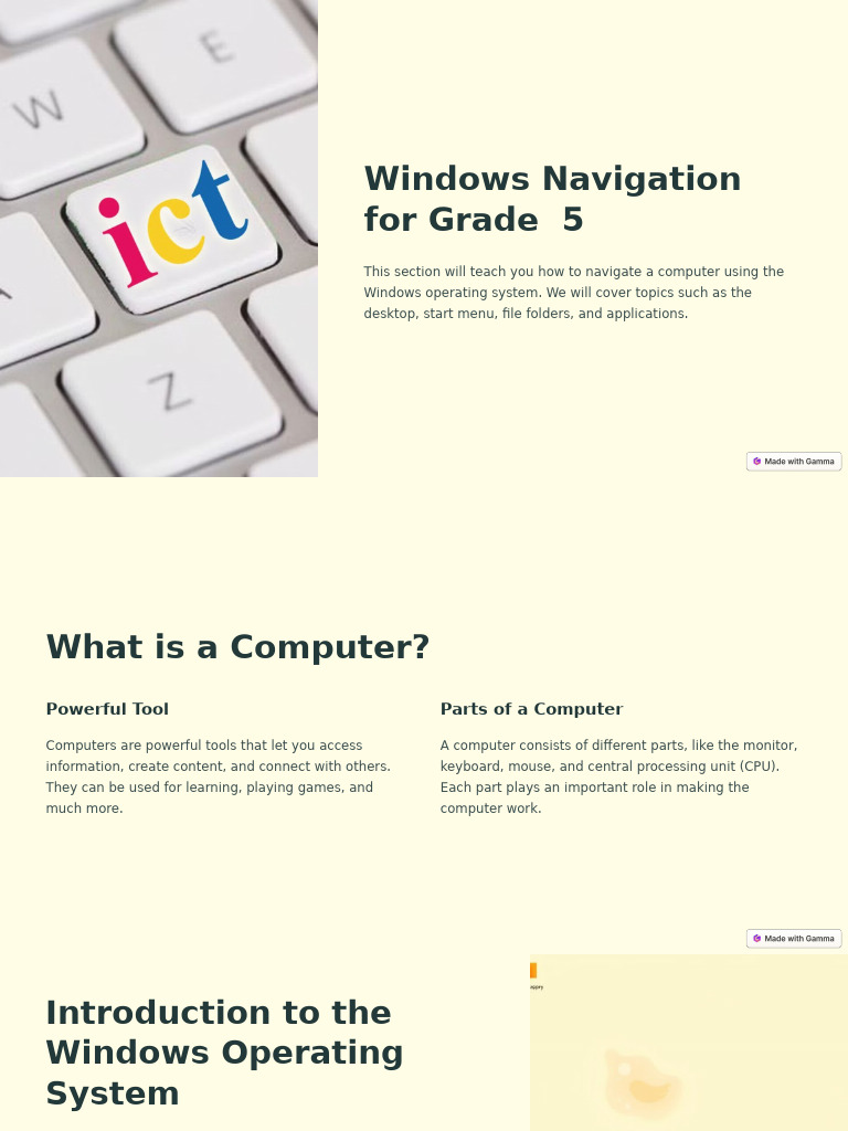 Windows Navigation for Beginners | PDF | Window (Computing) | Icon ...