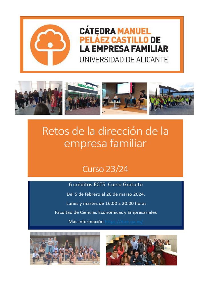 Retos en la Dirección de Empresas Familiares | PDF | Liderazgo | Economias