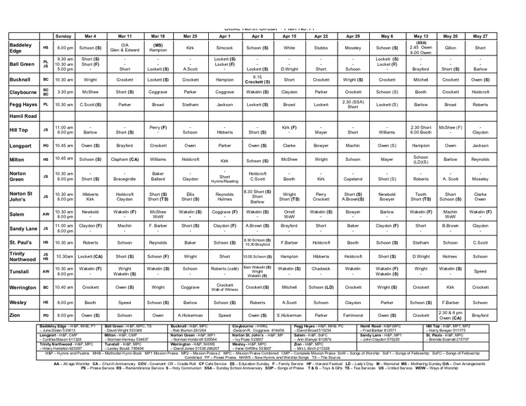 11 - Plan Inner No. 11 Mar, Apr, May | PDF | Sports & Recreation