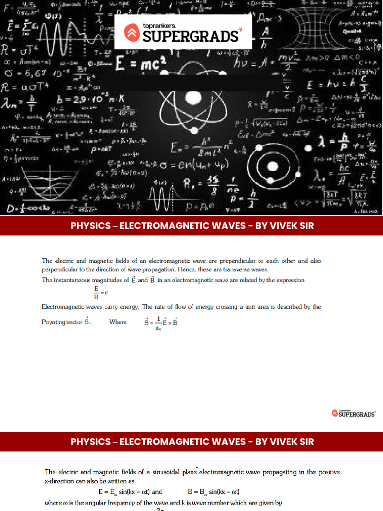 EM WAVES Answers | PDF