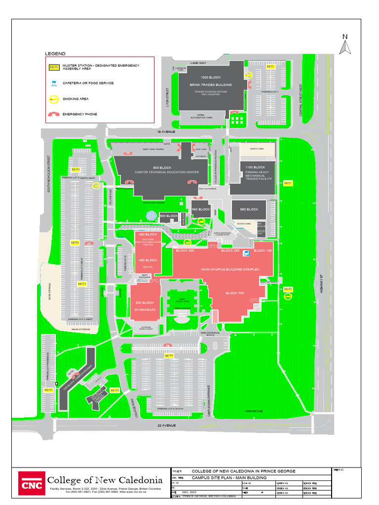 Campus Site Plan Overview 2023 | PDF | Land Transport | Road Transport