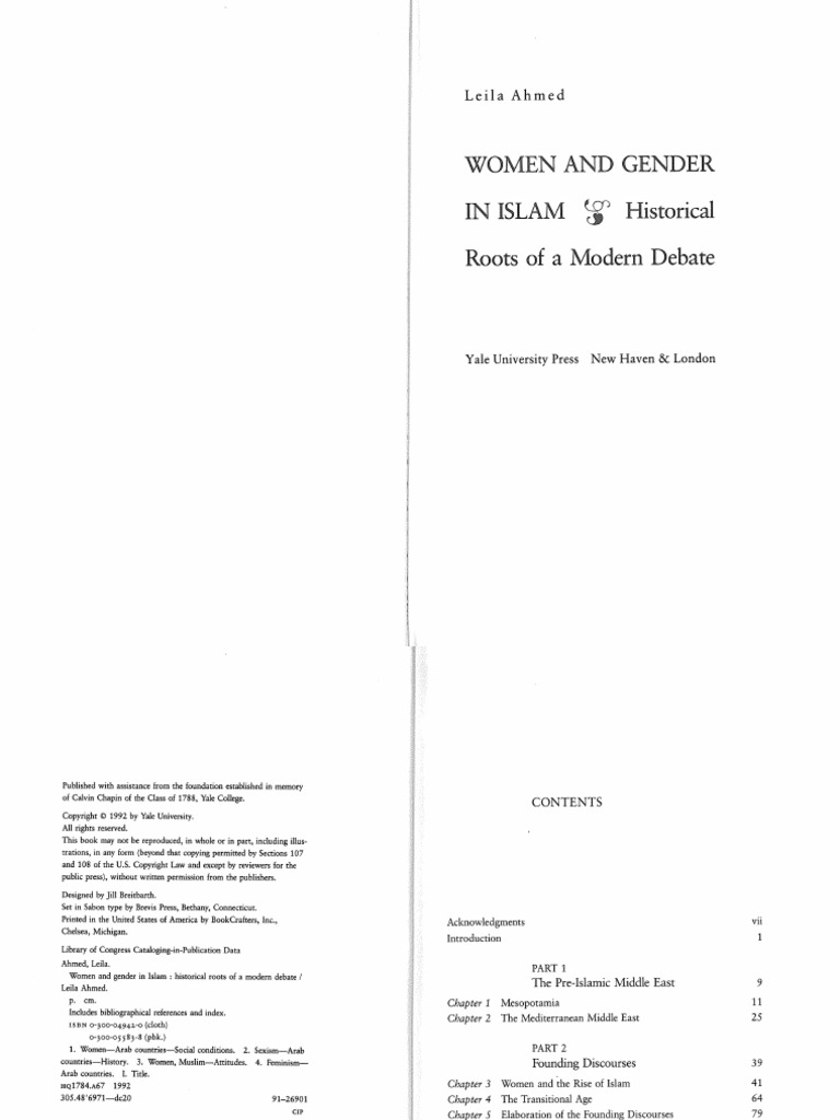Ahmed - Women and Gender in Islam - Pp. 102-23 | PDF