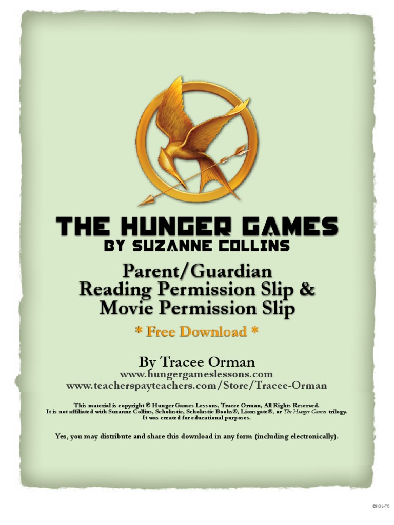 the-hunger-games-reading-movie-permission-slip-pdf-the-hunger-games-world-wide-web