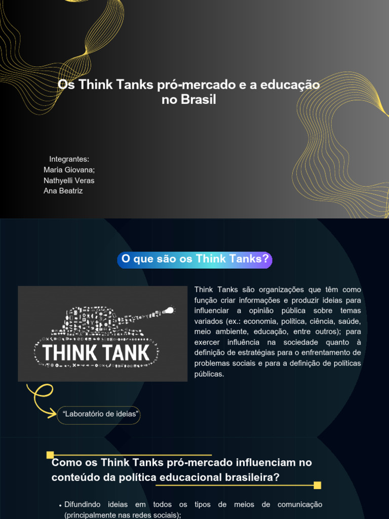 Think Tanks e Educação no Brasil | PDF | Think Tank | Ciência Política