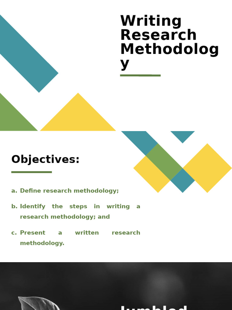 Writing Research Methodology | PDF | Methodology | Sampling (Statistics)