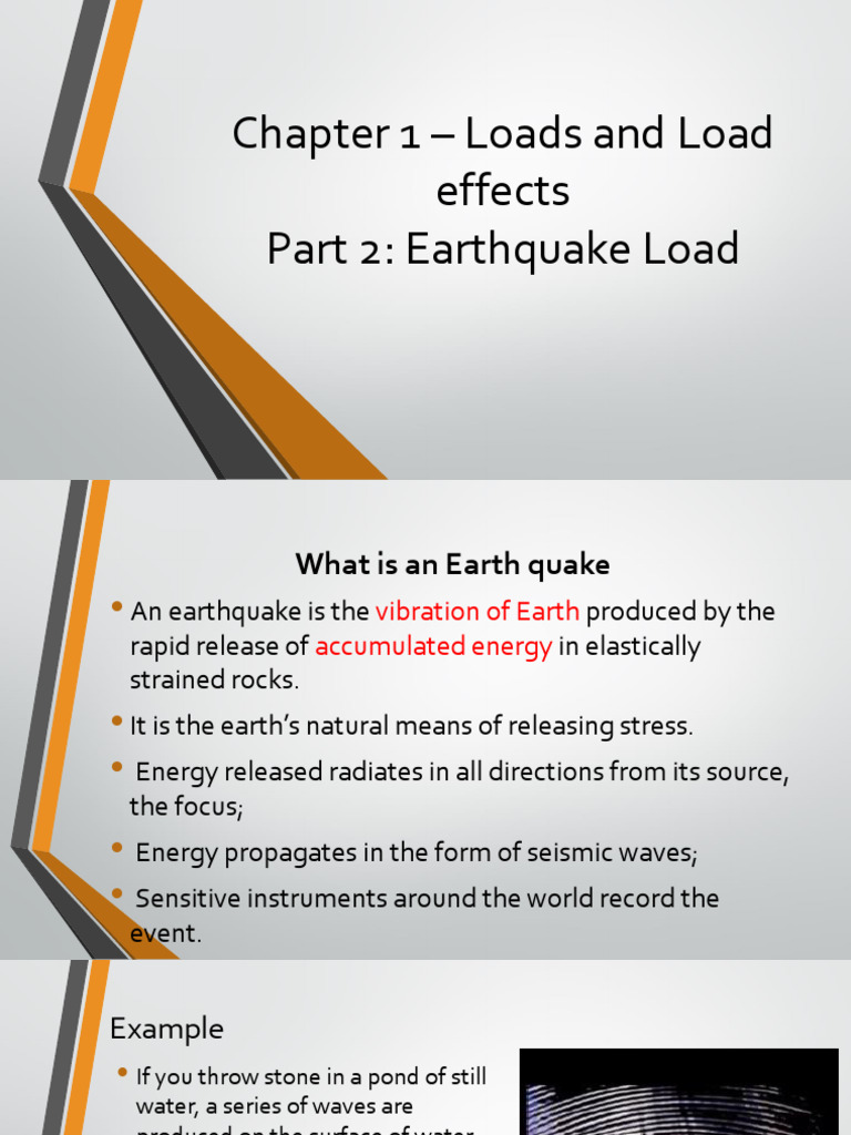 Understanding Earthquake Loads and Effects | PDF | Earthquakes | Solid ...