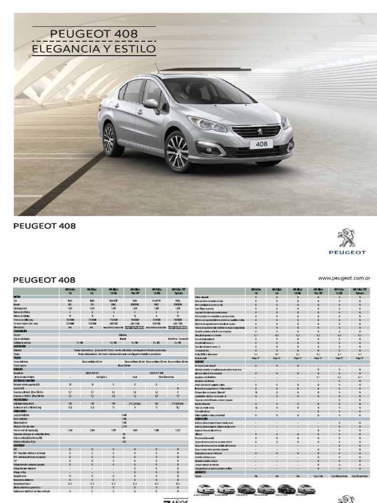 Peugeot 408 Preisliste Pdf