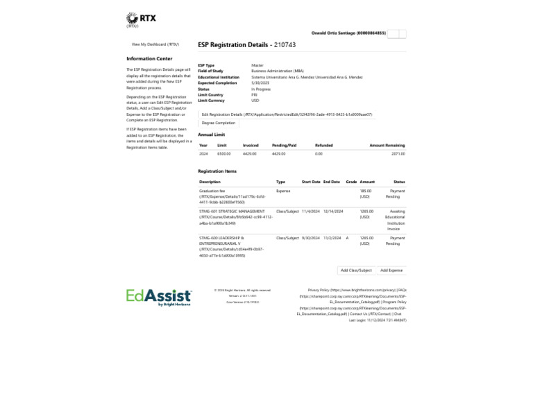ESP Registration Overview and Details | PDF
