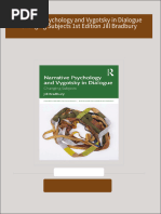 Narrative Psychology and Vygotsky in Dialogue Changing Subjects 1st Edition Jill Bradbury 2024 Scribd Download