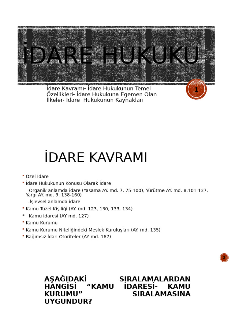 İdare2023 1 | PDF