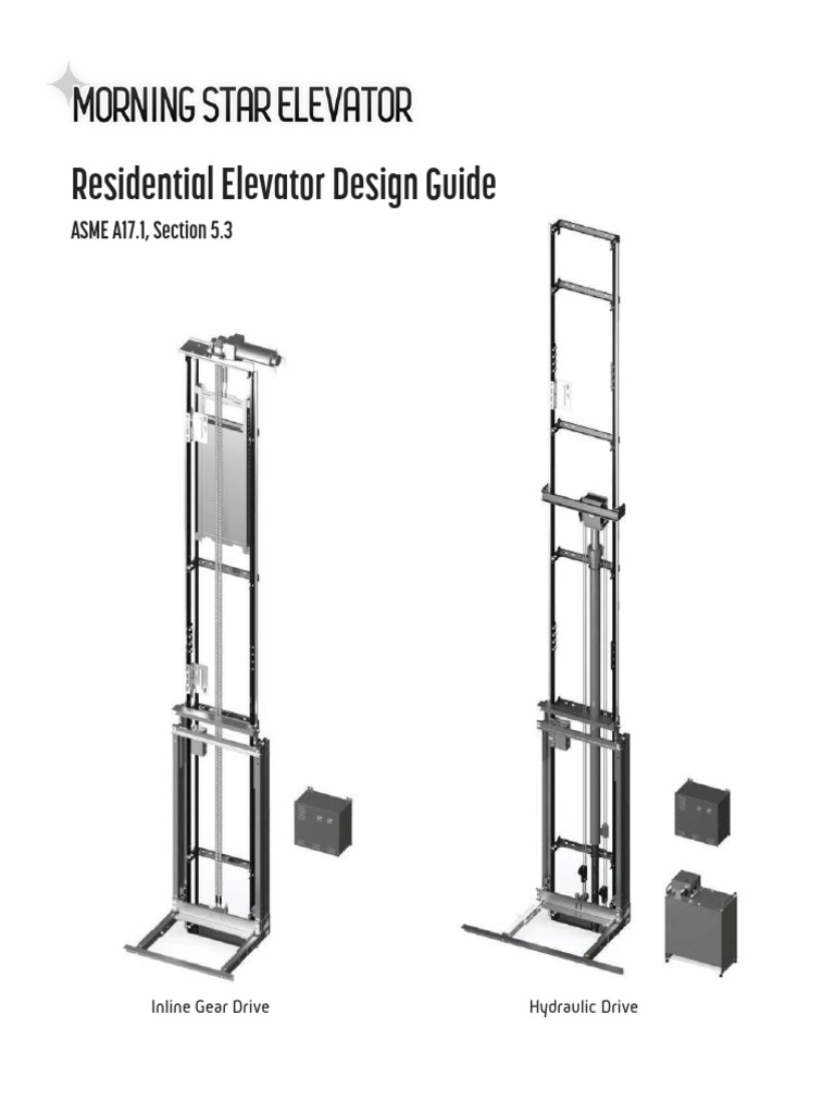 Residential Elevator Design Guide | PDF | Elevator | Door