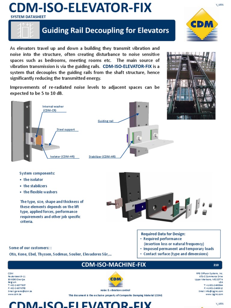 CDM Iso Elevator Fix | PDF | Elevator | Noise