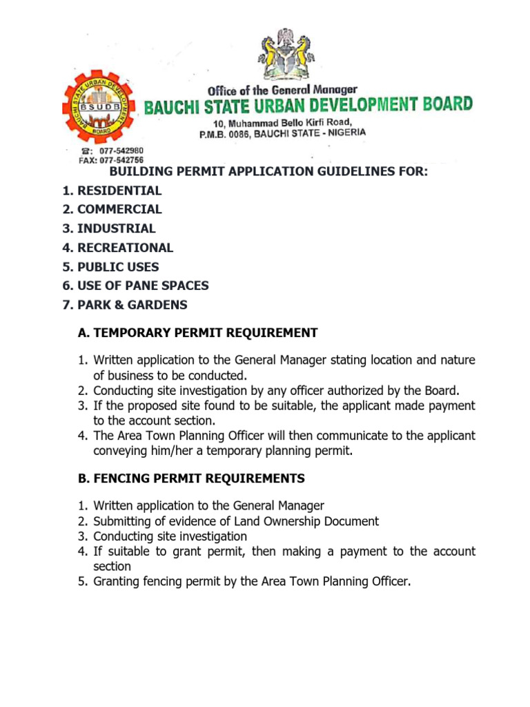 Building-Permit-Application-Guideline-Development-Control | PDF ...